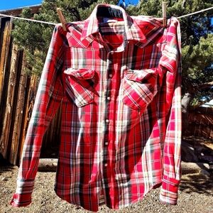 Vintage Wrangler Flannel 70s-80s